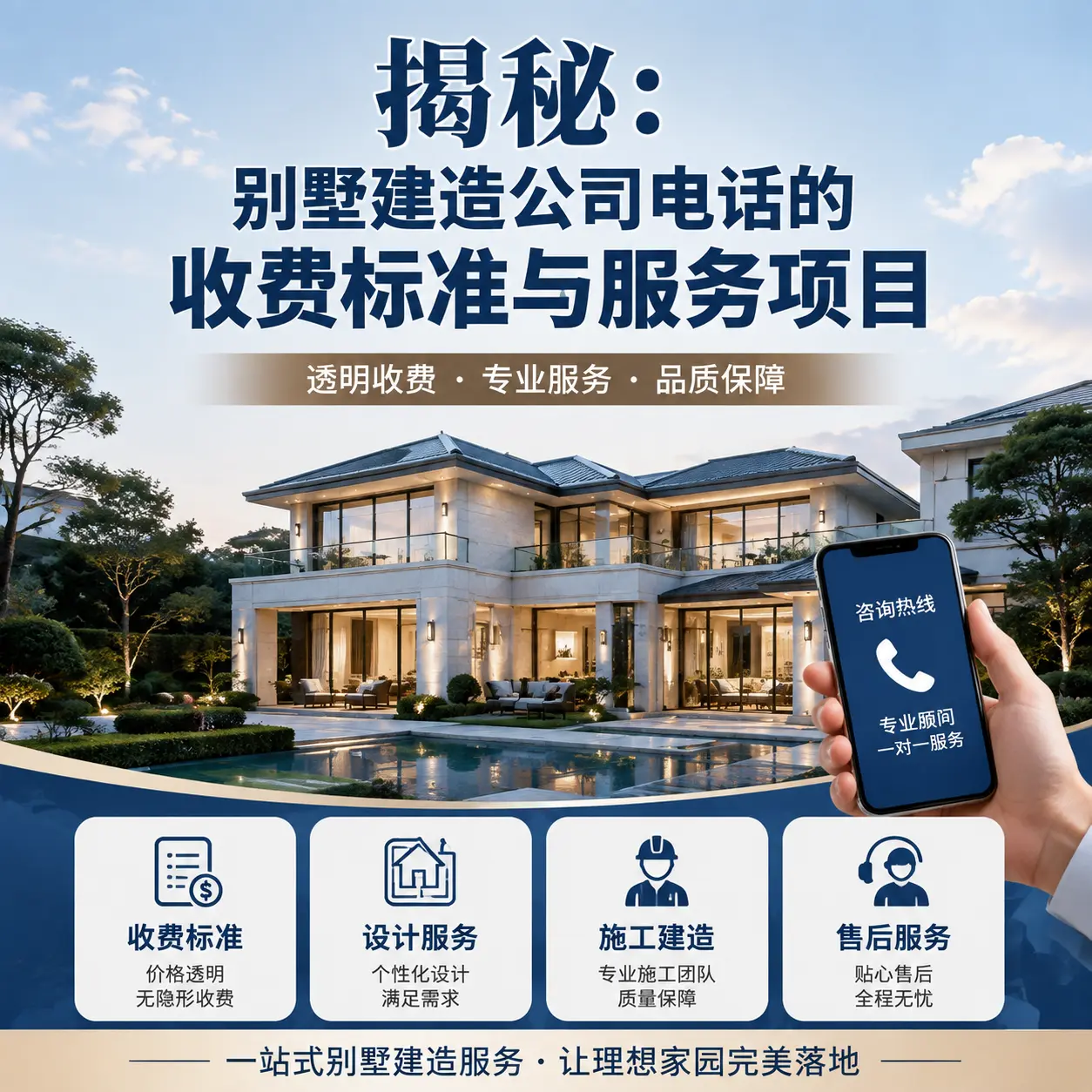 揭秘:铜仁别墅建造公司电话的收费标准与服务项目