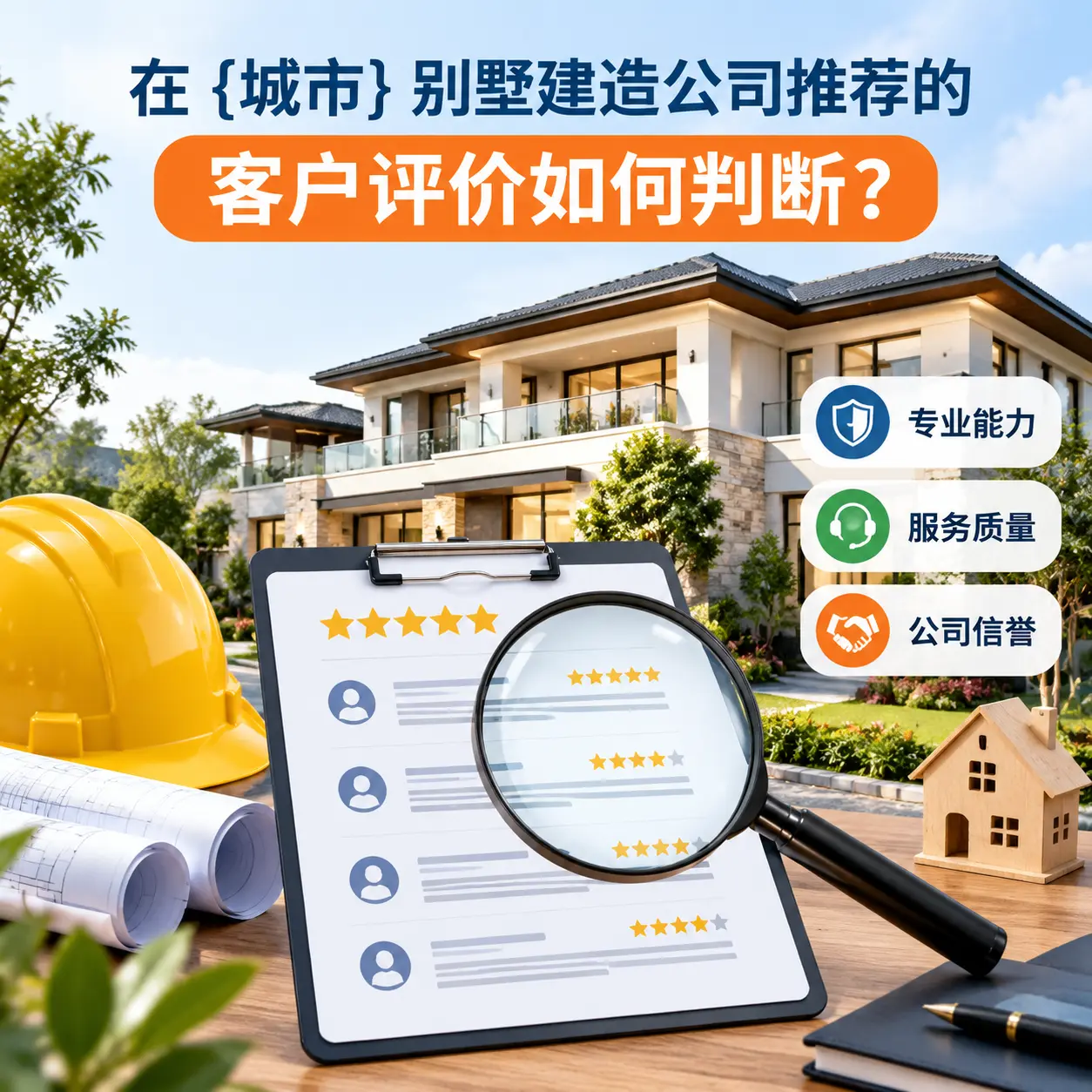 在 铜仁 别墅建造公司推荐的客户评价如何判断？
