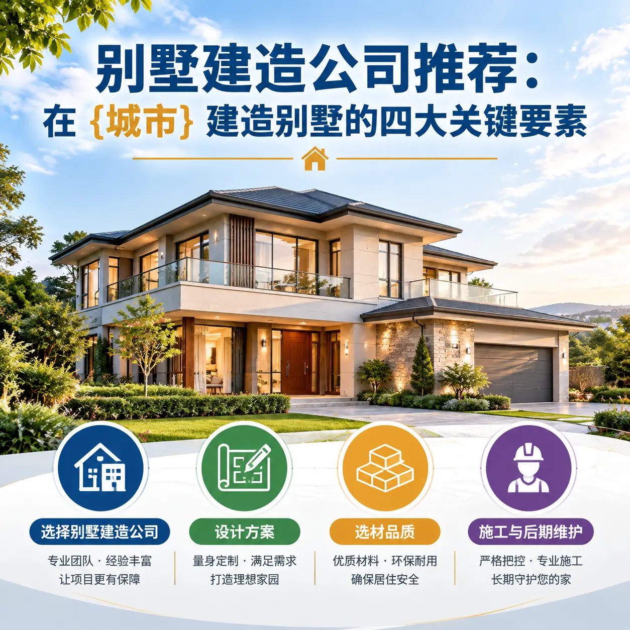 别墅建造公司推荐：在 铜仁 建造别墅的四大关键要素