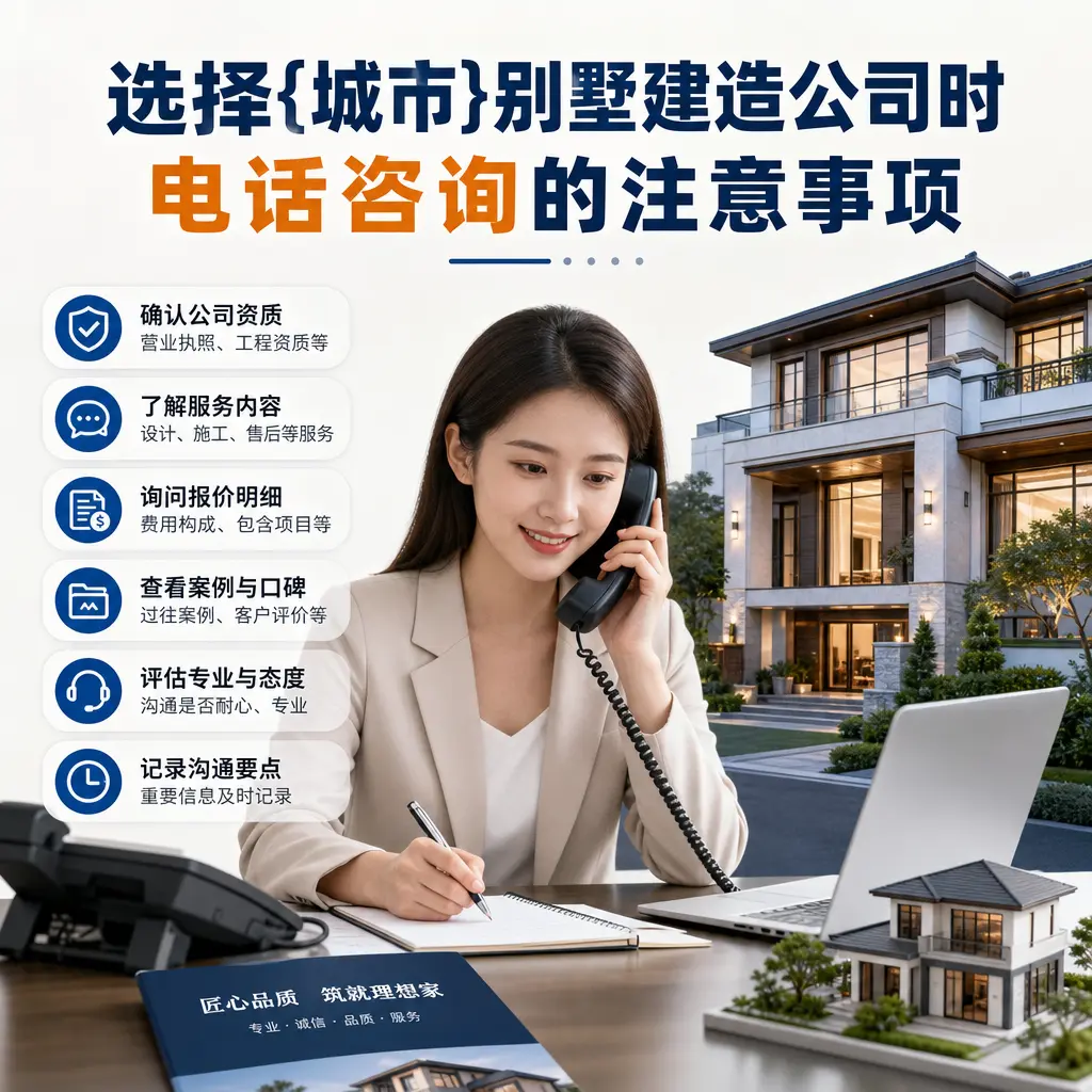 选择铜仁别墅建造公司时,电话咨询的注意事项