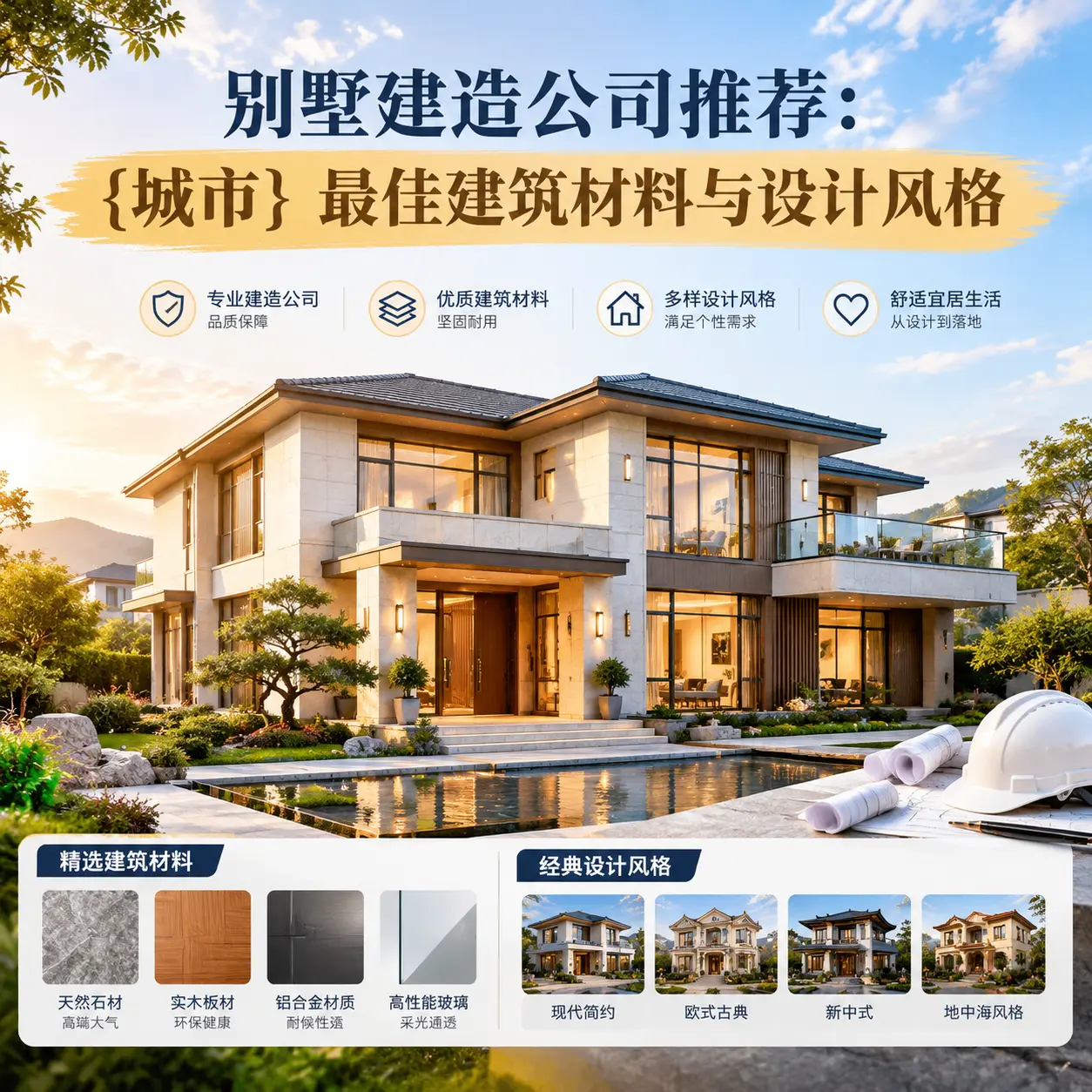 别墅建造公司推荐: 铜仁 最佳建筑材料与设计风格